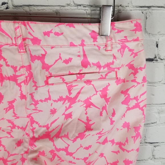 GAP | floral skinny mini crop khaki pants - Picture 1 of 9